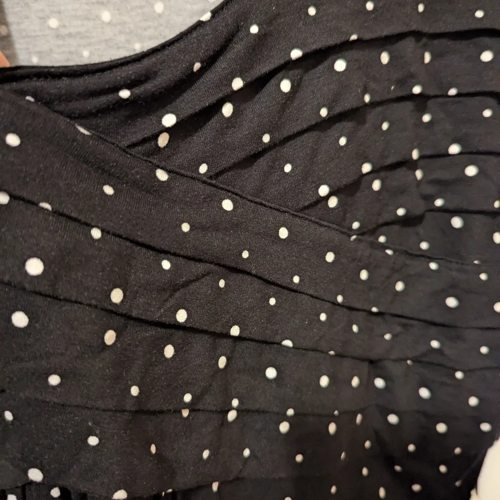 Jessica London Women's Polka Dot Maxi Dress Plus Size 24W (NWT) - Picture 3 of 9